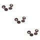 thumbnail image 4 of Kearding 100 unids/set elástico conectado hace que el de tapa decorativa de tornillo conveniente elástico conectado sea marrón Type1 NO1, 4 of 6