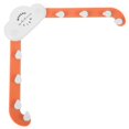 thumbnail image 3 of Plastic Sink Strainer Rack Orange for Kitchen Sink with No-Trace Installation, 3 of 5