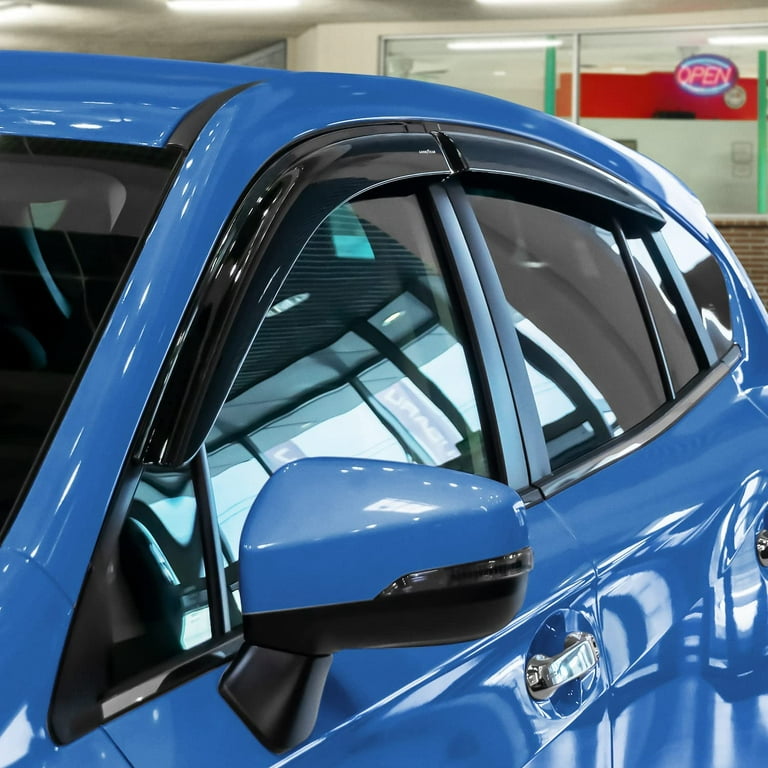 Goodyear Shatterproof Window Deflectors for Subaru Impreza 2017-2024  Hatchback, Tape-on Rain Guards, Window Visors,Vent Deflector Visor, Car