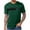 Mens T Shirts Army Green, variant on M-4X Big & Tall T Shirts for Men with Pocket Plus Size Short Sleeve Tees Tops Crewneck Color-Block Pullover Business Casual Workout Tshirts