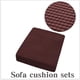 thumbnail image 2 of Fundas de cojín elásticas rojas para sofá 1 asiento, 2 of 8