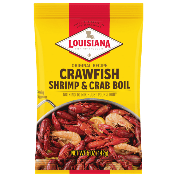 Pack of 24, Louisiana Fish Fry Crawfish, Shrimp & Crab Boil, 5 oz