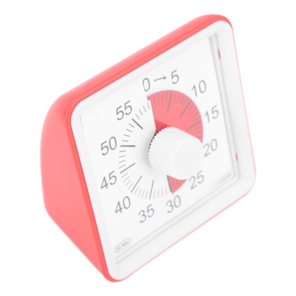 Mute Visual Timer, Visual Timer Time Management One Button Work for School Red