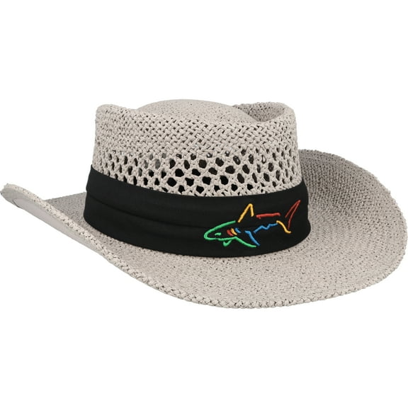 Greg Norman Signature Grey Headwear Men Fits All