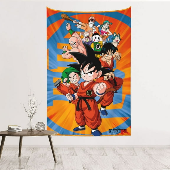 Tapestry Wall Blanket,Dragon Ball Backdrop Poster Wall Hanging Room Decor For Dormitory Bedroom (60 X 40 Inches)