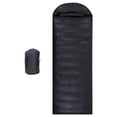 thumbnail image 2 of Saco de dormir de plumas Colamx individual Negro 80 cm x 210 cm, 2 of 8