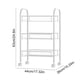 thumbnail image 3 of Organizadores de armario y almacenamiento, carrito de almacenamiento rodante de 3 niveles, organizador de baño, carrito de lavandería, estantería móvil, multiusos para cocina, baño, espacios estrechos, 3 of 6