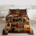 thumbnail image 3 of Homewish Wild Animal Moose Bedding Comforter Set,Country Lake House Twin Comforter Sets,Rustic Farmhouse Cabin Bedding Set For Kids,Luxury Bedroom Decor Reversible,2pcs, 3 of 9