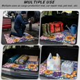 thumbnail image 5 of Yspwyqan SUV Trunk Mat, Vibrant Boho Floral Season-Resistant Cargo Liner, Non-Slip Easy to Clean Auto Interior, Universal Fit for Most Sedans SUVs Wagons for Daily Use, 5 of 7