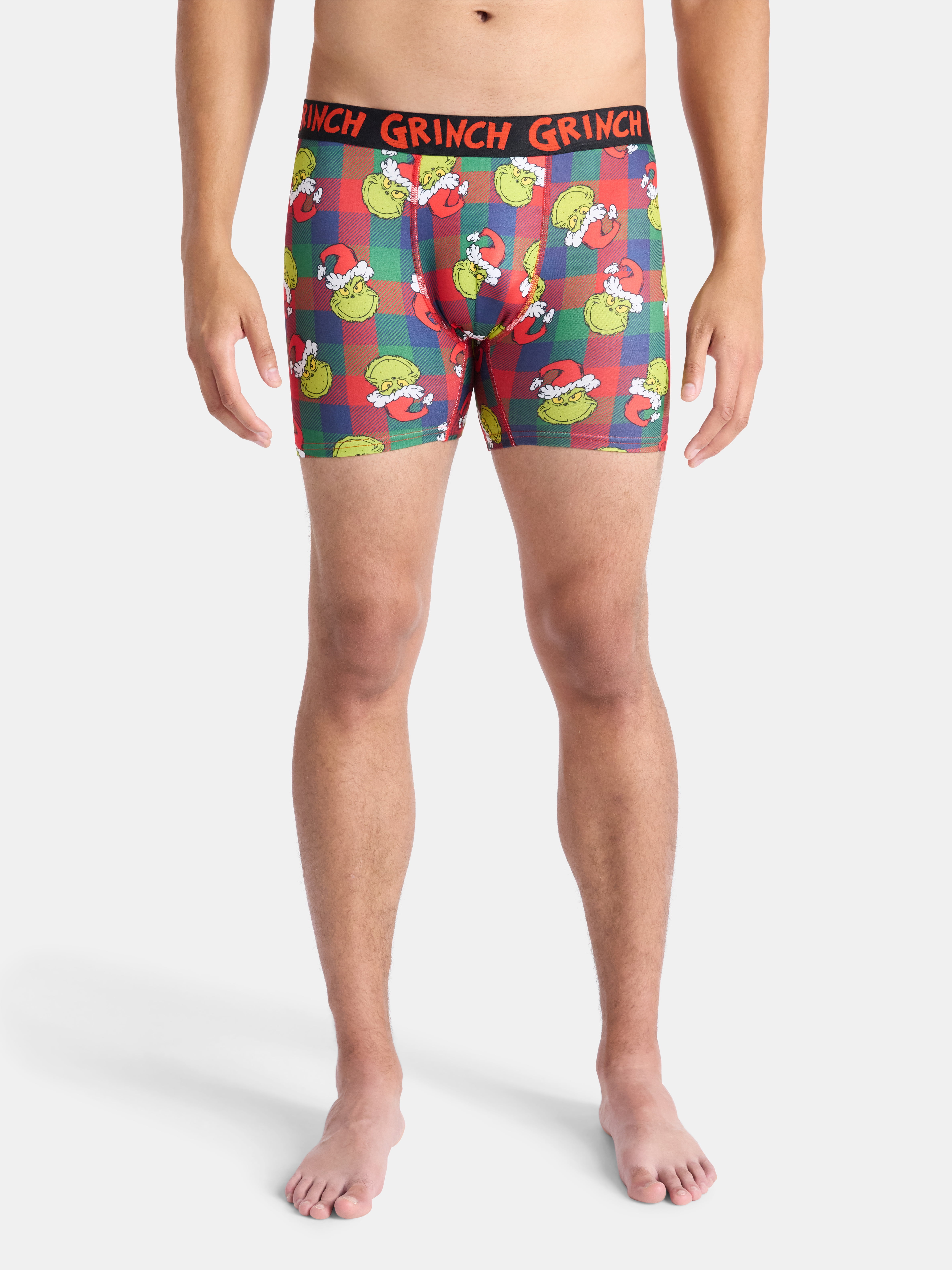 Dr. Seuss The Grinch Men’s Boxer Briefs, 2-Pack, Sizes S-XL