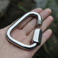 thumbnail image 4 of Triangle Shape Mountain Rock Climbing Screw Carabiner Locking F0X5 H7T4, 4 of 6