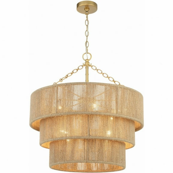 Crystorama Lighting - Shyla - 10 Light 3-Tier Chandelier-25.5 Inches Tall and 24
