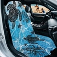 thumbnail image 2 of Uorisanigo Car Seat Towel Cover Starfish Sea Turtle Front Car Seat Covers Sweat-Absorbent Post Workout Sweat Washable Cover Universal Size Fit for Most Cars SUVs Trucks Vans, 2 of 8