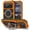 Orange, variant on Compatible with iPhone 17 Pro Max Metal Heavy Duty Case, Magnetic Ring Stand, Camera Button Protection, Full Body Drop Protective Cover
