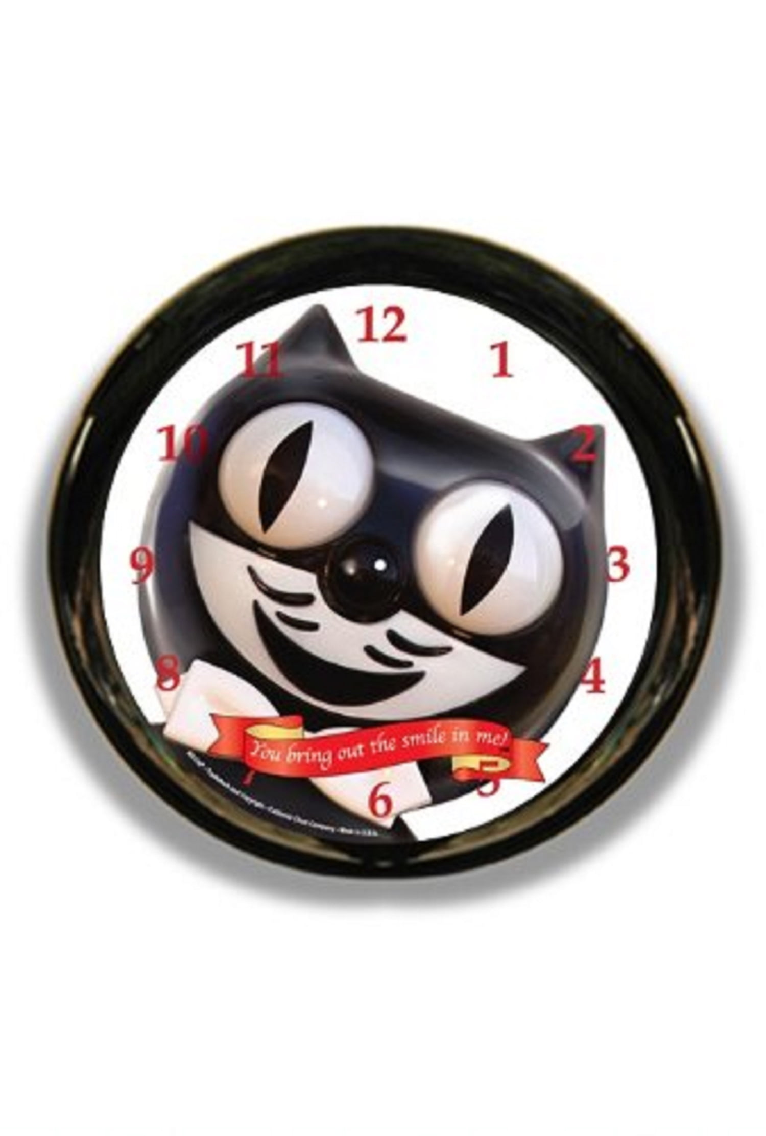 NEW AUTHENTIC FULL SIZE Kit Cat Clock SCARLET RED Made In USA Ships in 48 Hrs. 