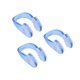 thumbnail image 2 of Pinzas nasales unisex para natación, 3 unidades, protección nasal de silicona, accesorios para piscina para adultos, buceo, color azul, 2 of 5