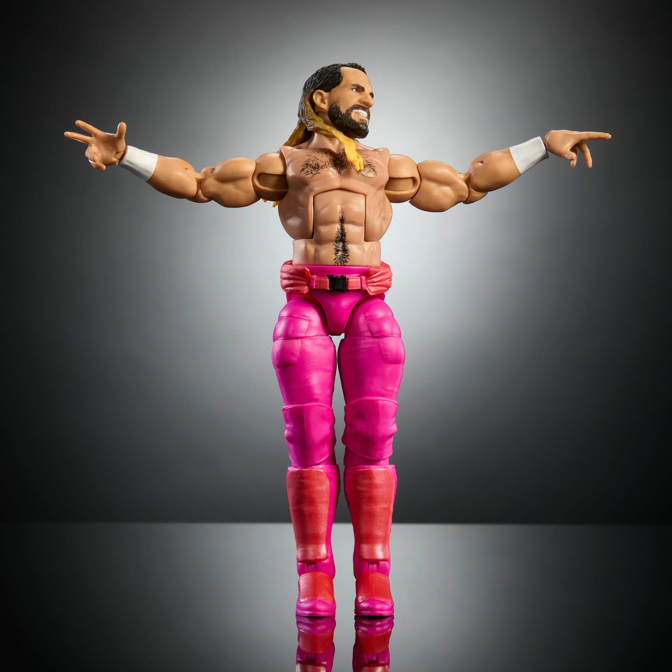 WWE Elite Collection Premium Live Event Seth Rollins Action Figure Set, WrestleMania Collectible