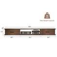 thumbnail image 3 of FloatiCasa 94-inch Floating TV Stand Wall-Mounted Console for TVs up to 100" Modern Entertainment Center with 2 Doors Floating Media Console, 3 of 13