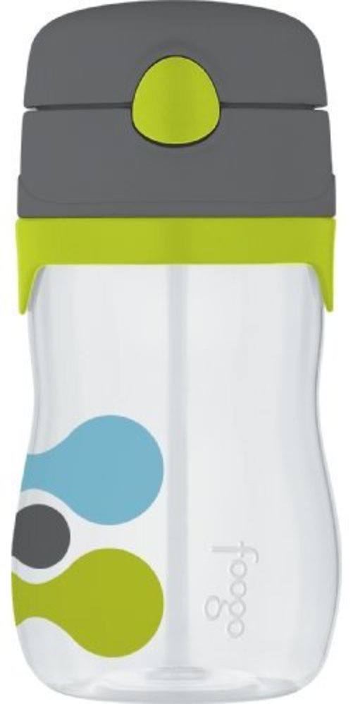 THERMOS FOOGO 11-Ounce Straw Bottle, Tripoli Pattern