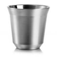 thumbnail image 1 of Tasse à Espresso en Acier Inoxydable Isolée à Double Paroi, Capsule, Tasse à Café, Gobelet en Métal, Tasse de Demitasse pour Boire, pour la Maison, Intérieur Ou Extérieur, 1 of 7