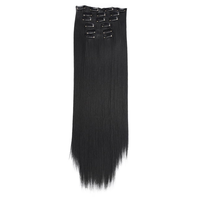 Pinces à Cheveux Pinces pour Cheveux Pinces d'Extension de Cheveux Réelles en Remy Mode Cheveux Longue Pince dans Extensions de Cheveux Tête Complète Perruque Droite