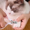 thumbnail image 5 of Clipper Kit Nail Cutter For Dogs Cats Nail Scissors Puppies Claw Care Cat Nail Scissors Pet Nail Clippers Small Animals (pink), 5 of 5