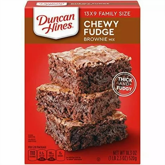 Duncan Hines Chewy Fudge Brownie Mix, 18.3 OZ