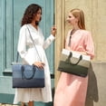 thumbnail image 6 of Lovevook Vintage Handbag Purses, Large Laptop Tote Bag for Women Fit 15.6 Inch Laptop, Tote Bag, Waterproof Pu Leather Work Bags for Elegance Ladies, 6 of 8