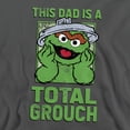 thumbnail image 2 of Sesame Street Father's Day Total Grouch Dad Unisex Adult Crewneck Sweatshirt, Charcoal, Small, 2 of 4