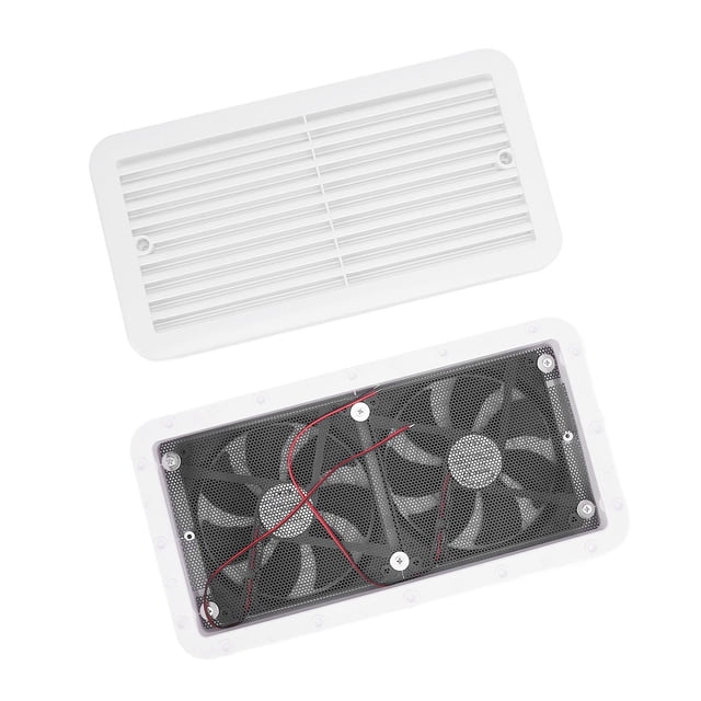 RV Side Vent Fan, 5W Single Way Easy Installation RV Air Vent Exhaust Fan for Yacht