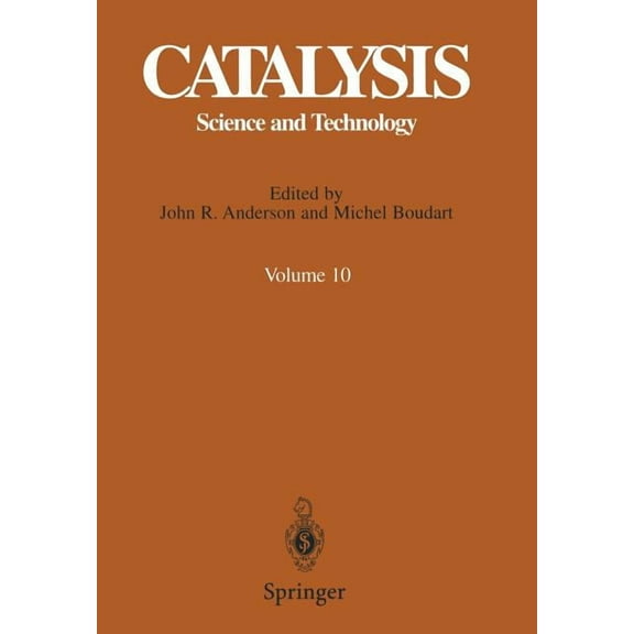 Catalysis Catalysis: Science and Technology, Book 10, (Paperback)