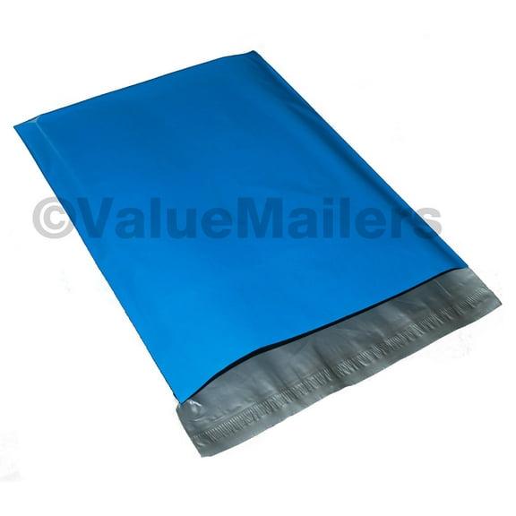 1000 7.5x10.5 BLUE Poly Mailers Shipping Envelopes Couture Boutique Quality Bags