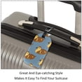thumbnail image 3 of Square 2Pack PU Leather Farm Agriculture Pet Cruise Luggage Tag with Privacy Cover and Name ID Tag for Travel Handbags Backpacks Luggage Tags, 3 of 6