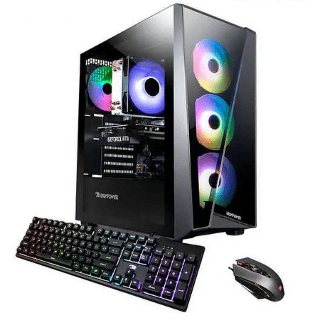 Open Box IBUYPOWER DESKTOP i7-13700F 32GB 1TB SSD RTX 3060 SLATEMRI7N3601 - BLACK