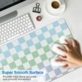 thumbnail image 4 of Retro Chess Board Desk Mat,Orange Checker Gaming Mouse Pad,XXL Extended Mouse Pad Mat for Office,Computer,Keyboard with Non-Slip Base Stitched Eges Mousepad ,31.5x11.8in, 4 of 7