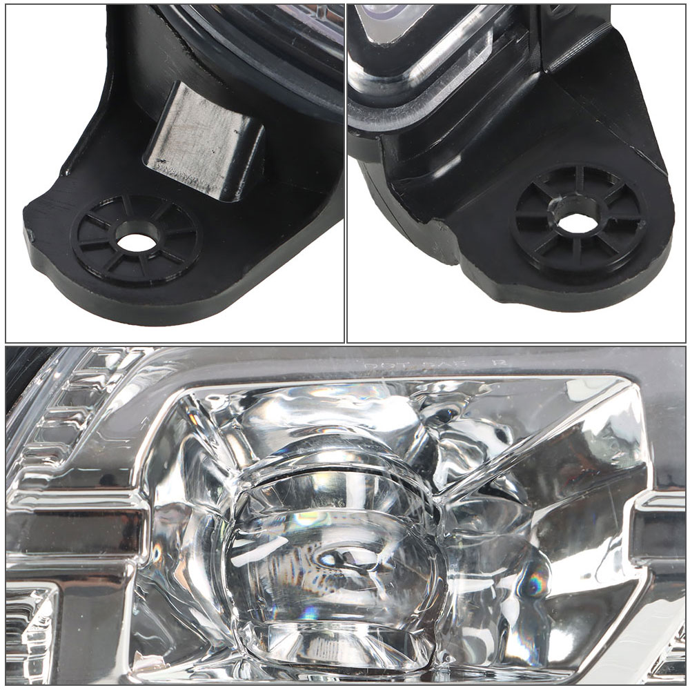 munirater Fog Lights Assembly Replacement for 2019 2020 2021 Chevy Silverado Clear Lens Bumper Fog Lamp Left+Right Side