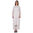 thumbnail image 1 of Bimba Robe Indienne Traditionnelle Unie pour Femmes Kurta et Pantalon Palazzo Ensemble, 1 of 7