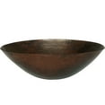 thumbnail image 2 of Novatto TCV-002AN Catalonia Round Copper Bath Vessel Sink with Antique Finish, 18-Inch Diameter, 2 of 3