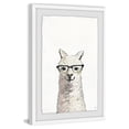 thumbnail image 2 of Marmont Hill Llama Professor Framed Painting Print, 2 of 4