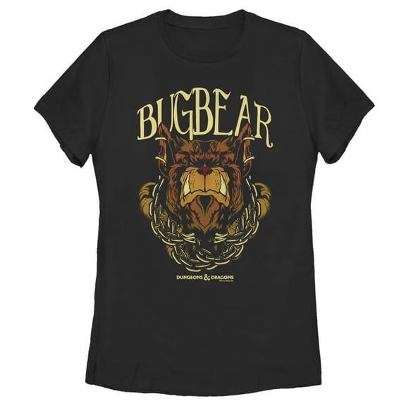 Women's Dungeons & Dragons Bugbear Monster Portrait Graphic Tee Black 2X Large