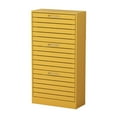 thumbnail image 6 of OXYLIFE Shoe Cabinet Entryway, 3 Tier Shoe Storage Organizer Yellow, 6 of 6