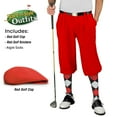 thumbnail image 2 of Golf Knickers Start-in-Style Traditional (Plus Fours) Outfit for Men - Red - 38", 2 of 4