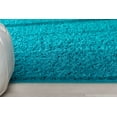 thumbnail image 3 of Well Woven Elle Basics | Emerson Shag Teal Blue | Textured Area Rug 5x7 (5'3" x 7'3"), 3 of 8