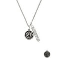 thumbnail image 2 of Delight Jewelry Silvertone Doctor Caduceus Seal - MD Silvertone Sisters Best Friends Forever Bar Charm Necklace, 23", 2 of 4