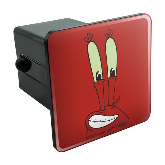 SpongeBob Mr. Krabs Face Tow Trailer Hitch Cover Plug Insert