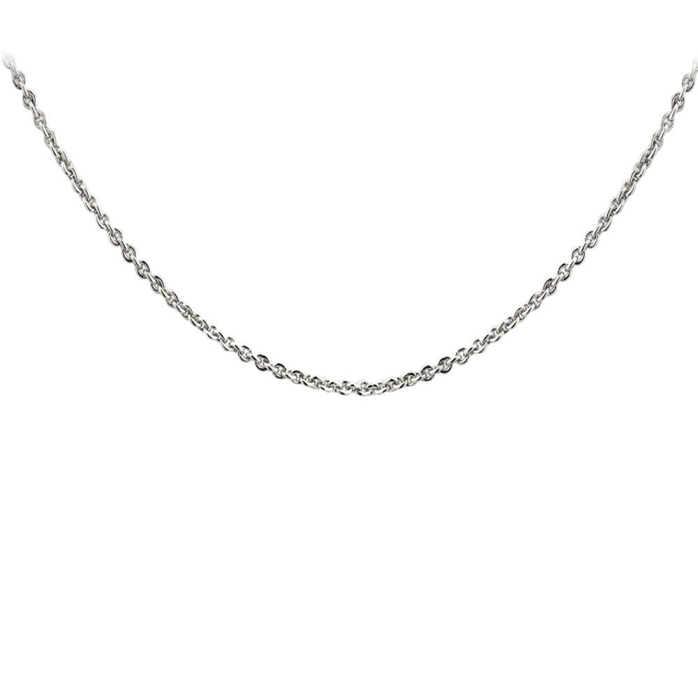 Mireval Sterling Silver Rolo Chain Necklace Collection 16-30