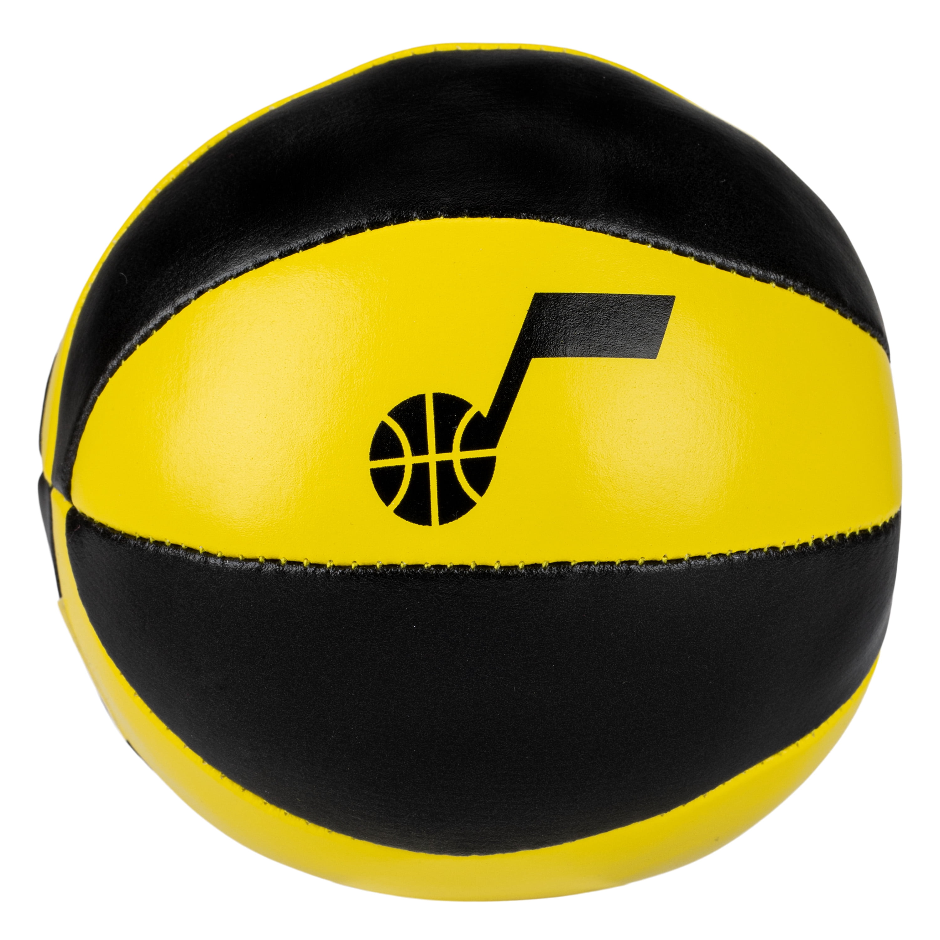 Franklin Sports NBA Utah Jazz Toy Basketballs - 2 Pack of Kids Soft Mini Basketballs for Over the Door + Indoor Hoops - NBA Fan Shop Kids Soft Toy Basketballs - (2) Mini Balls Included