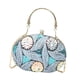 thumbnail image 2 of Bolso para mujeres embrague de bolsas de noche bolsa bordado floral elegante fiesta de bolso Azul, 2 of 8