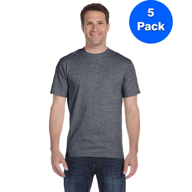 Hanes Unisex Beefy-T T-Shirt - 5180 (Pack Of 5)