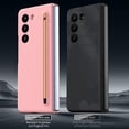 thumbnail image 6 of ShellTech Compatible Slim Case for Galaxy Z Fold 6 Case with Pen & S Pen Holder with Screen Protector Silky Liquid Hard PC Matte,Pink, 6 of 9